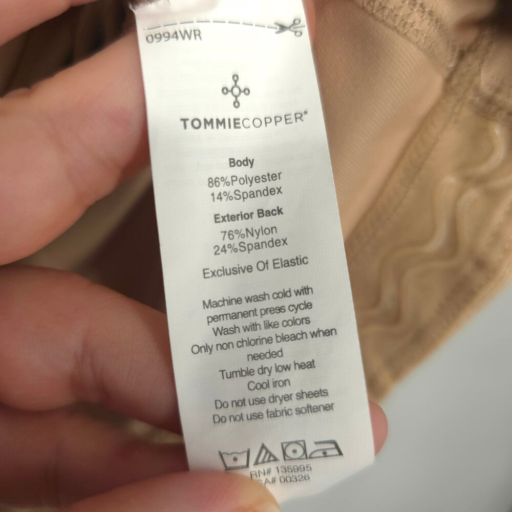 Tommie Copper Women's Lower Back Support Tank Nude Size XL NWT - Picture 7 of 8